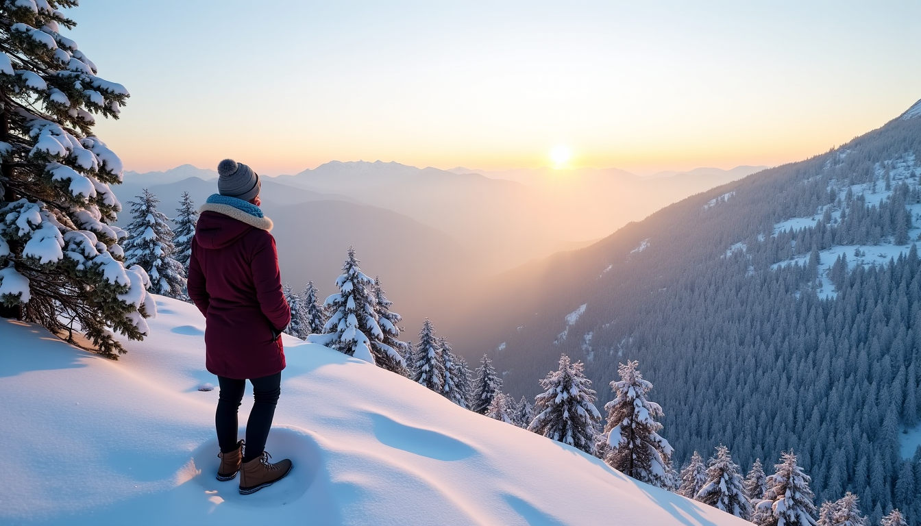 Illustration : pour les amoureux de la montagne et de — découvrir la croatie en hiver : le secret d'un voyage calme et authentique