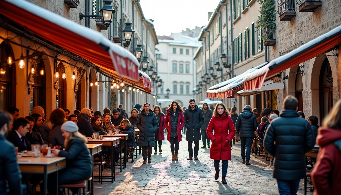 Illustration : l'hiver en croatie est une période privilégiée pour — incontournables à visiter en croatie durant la saison hivernale
