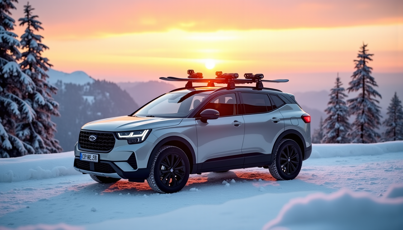 Illustration : de plus, le transport de skis à l'intérieur — vacances à la neige : comment transporter ses skis facilement en voiture