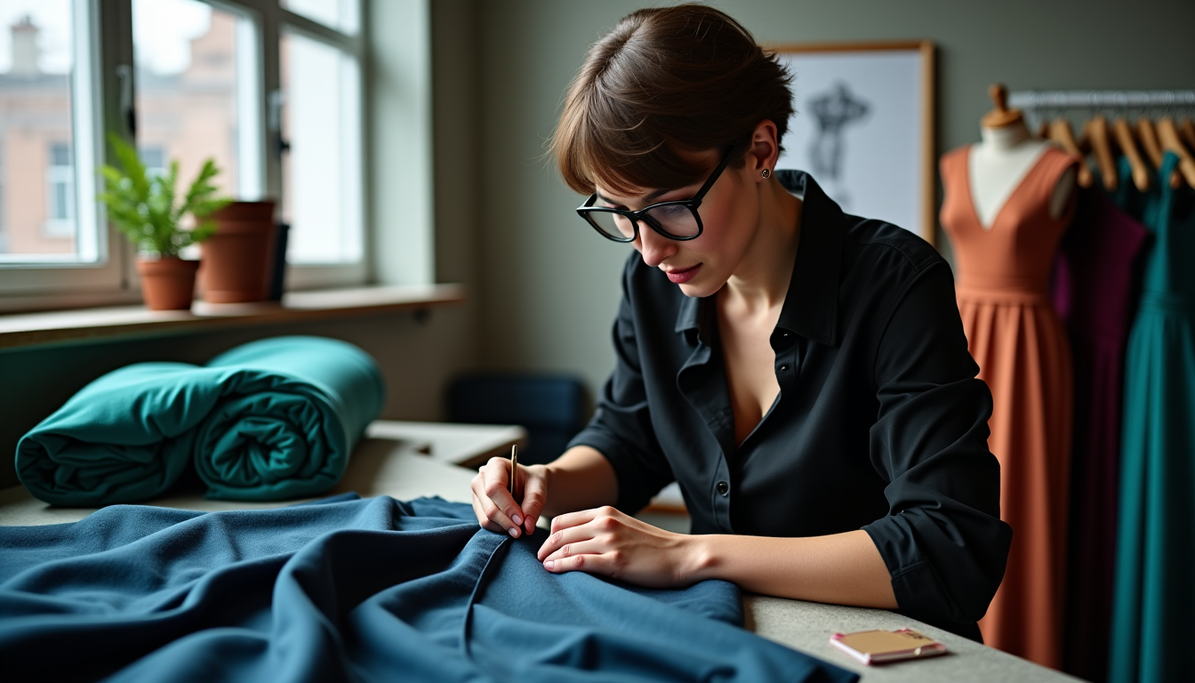 Illustration : collaborer avec un fournisseur d'étiquettes textiles est une — créateurs de mode : valorisez vos pièces avec des étiquettes vêtements sur mesure