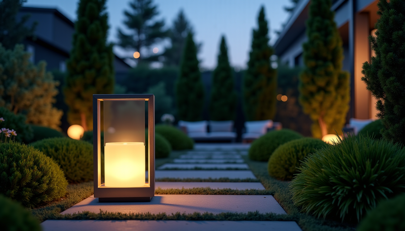 Illustration : vive, parfois utilisée pour la sécurité ou un — choisir la lanterne idéale pour sublimer votre jardin ?