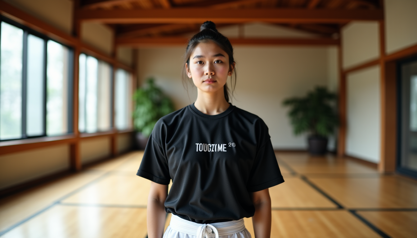 Illustration : vous que le vendeur propose un paiement sécurisé — découvrez le t-shirt « touch me » pour les passionnés de judo