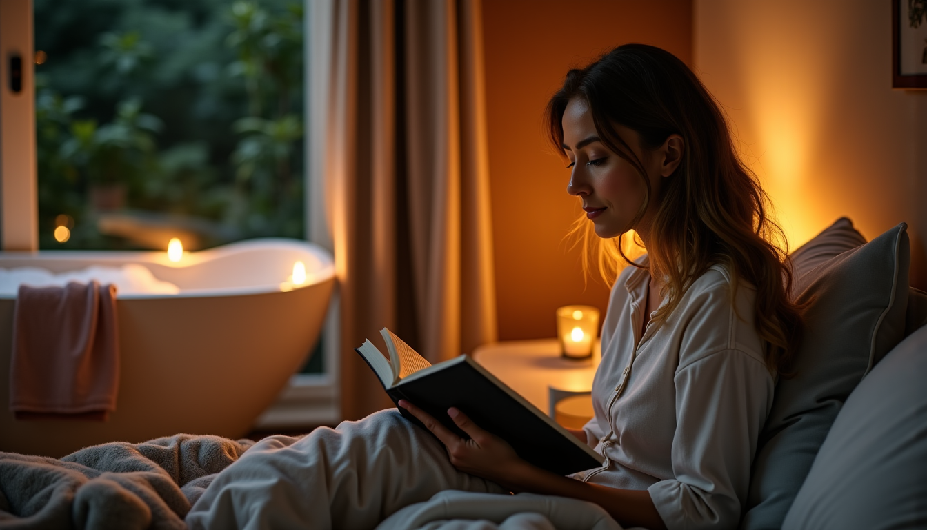 cultiver le bien-être au quotidien pour une vie épanouie — rnée. pratiquer des activités relaxantes avant le coucher,