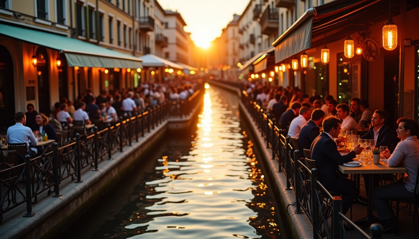 Illustration : en fin d'après-midi, accordez-vous une pause et préparez-vous — visiter milan en un week-end : nos conseils et incontournables