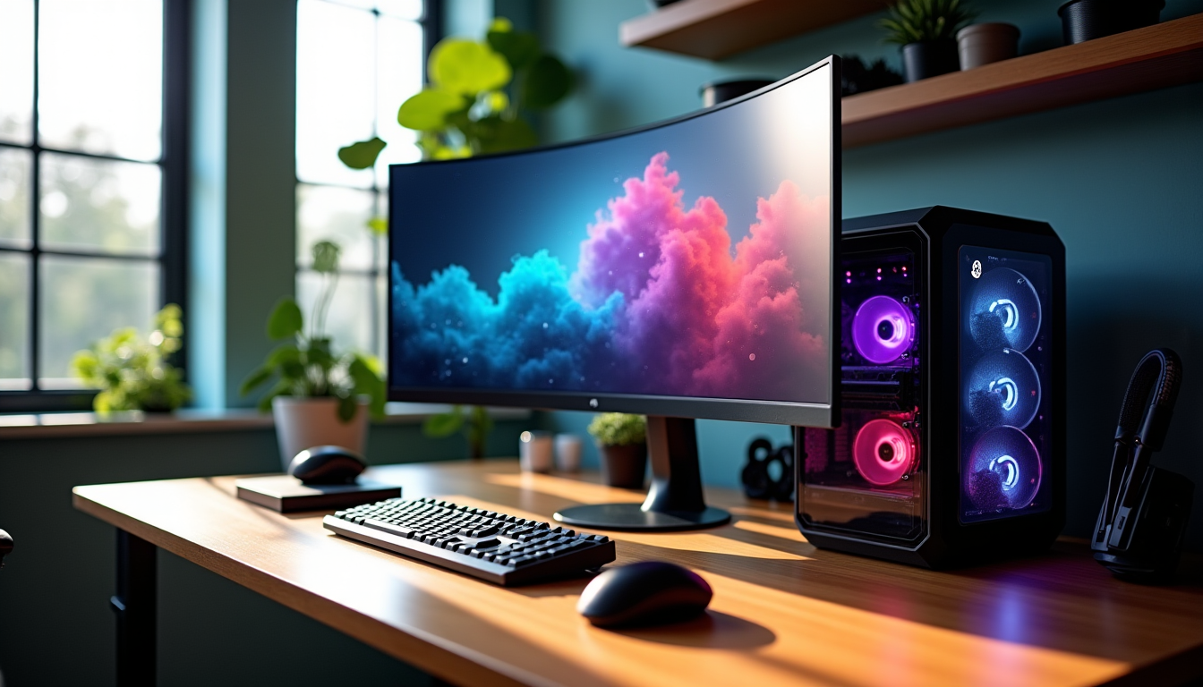 Illustration : s moins fréquemment accédées, un hdd de grande — pc de bureau / setup workstation : pour du montage vidéo, de la bureautique, du gaming, ou du travail intensif ?