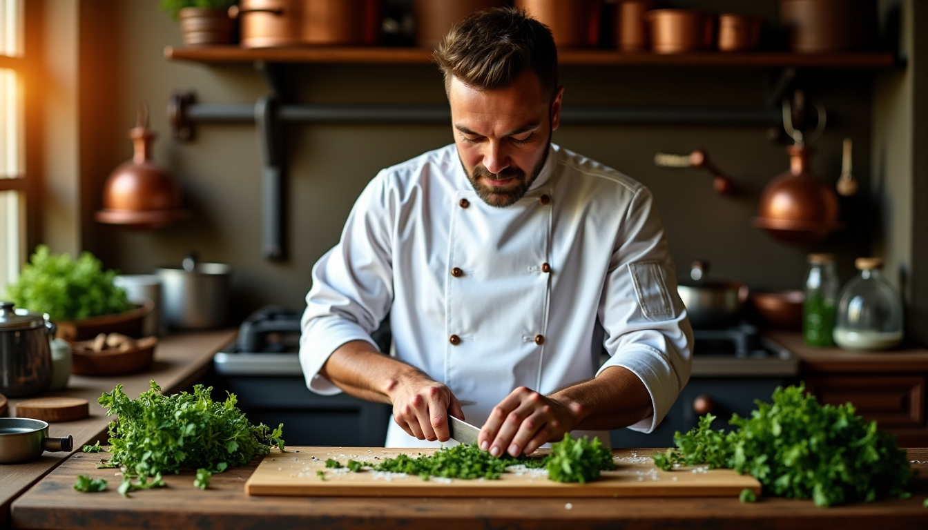 Illustration : la patience s'étend aussi à la préparation. le — secrets culinaires : l'art caché des saveurs authentiques