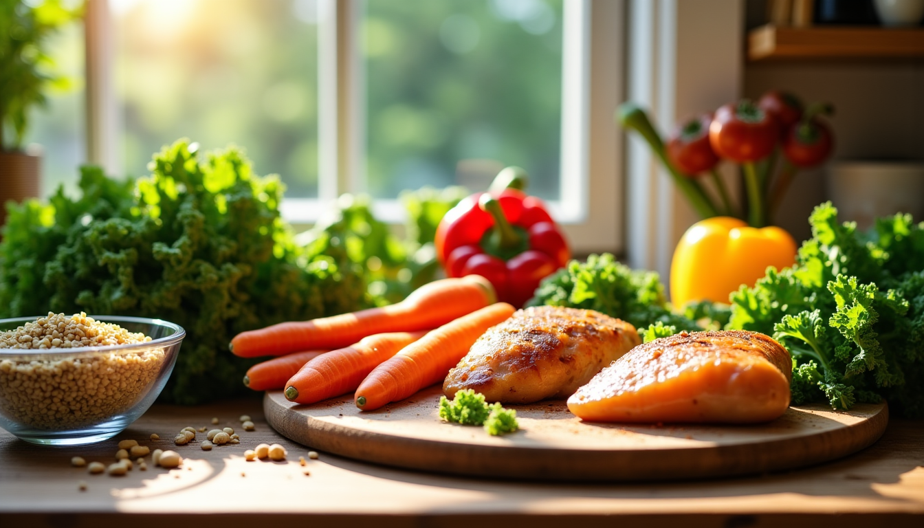 secrets d'une alimentation équilibrée et durable — en remplaçant les sucres rapides par des protéines