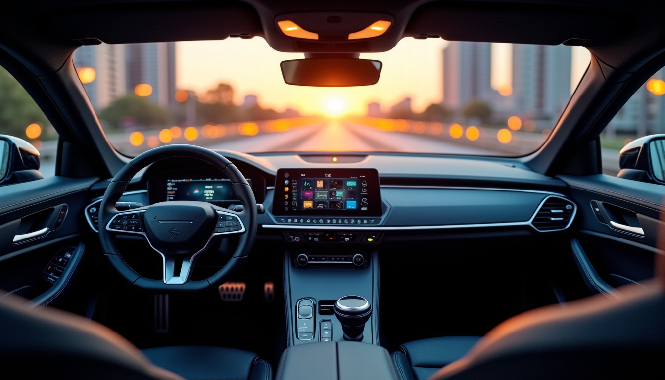 Illustration : "l'automobile de demain ne sera pas seulement un — l'impact des nouvelles technologies sur la conduite automobile