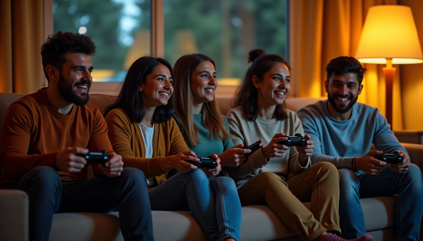 l'expérience immersive des jeux vidéo pour tous les âges — is sur la collaboration et la communication entre