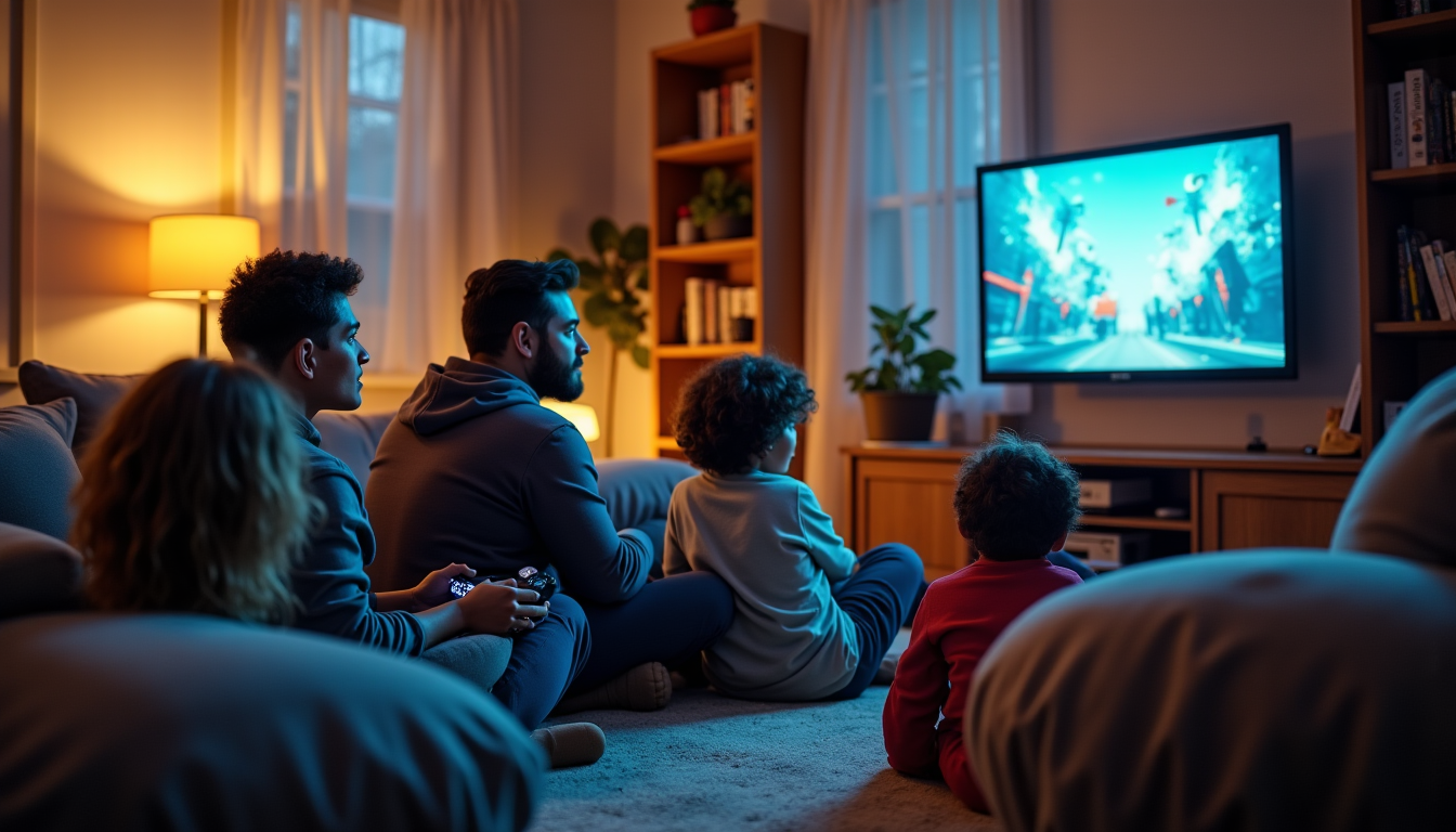 Illustration : « le jeu immersif n'est pas seulement une — l'expérience immersive des jeux vidéo pour tous les âges