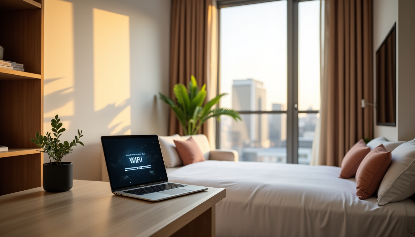 hôtel simple conçu pour un hébergement rapide et sans superflu. — des solutions de rangement intégrées et discrètes. une
