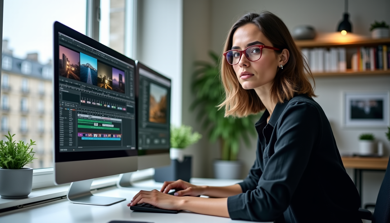 monteuse vidéo à paris : donnez du rythme et de l'impact à vos projets audiovisuels — elle gère toutes les étapes, de la dérushage