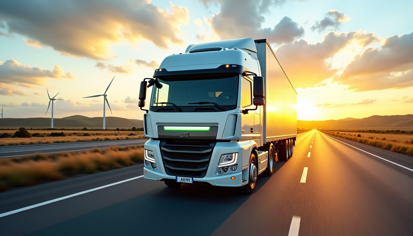 Illustration : l'&eacute;volution vers des carburants alternatifs et des motorisations &mdash; avantages d&rsquo;utiliser un tracteur routier pour le transport