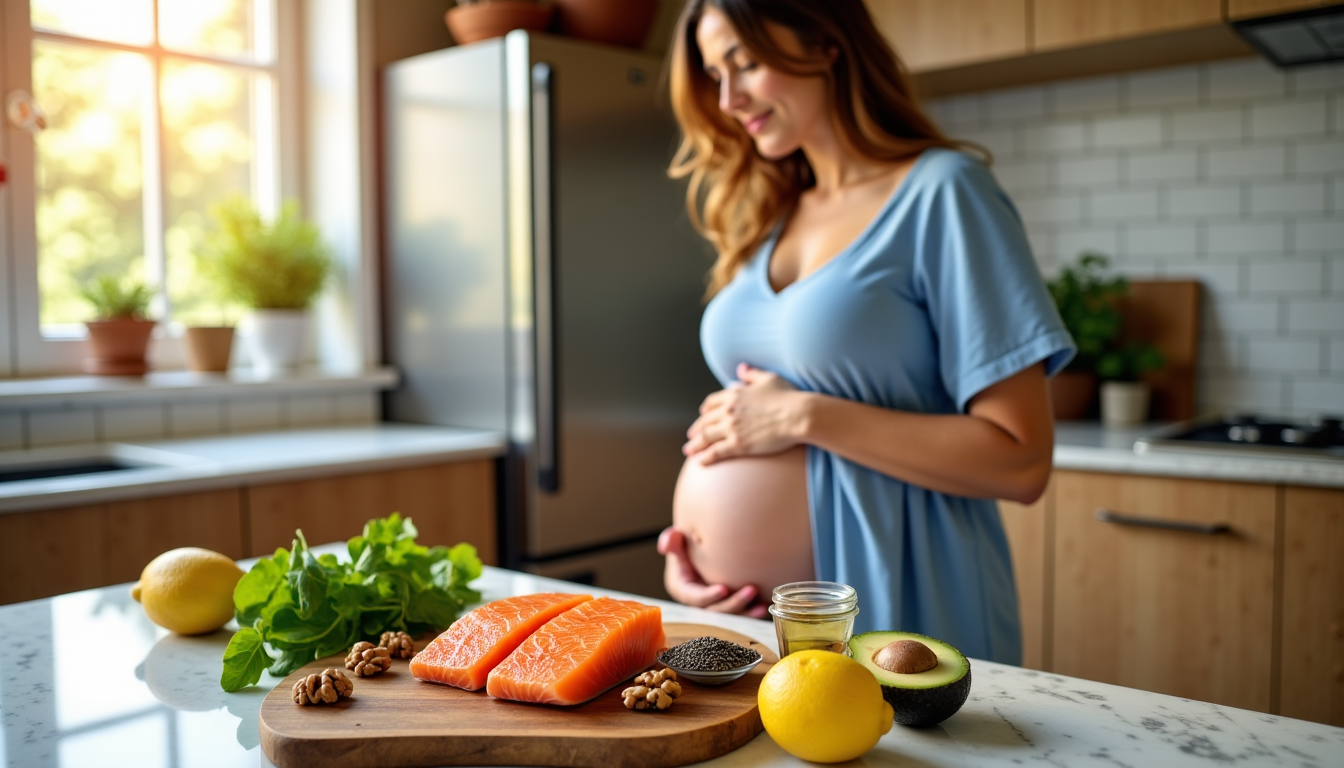 privilégier les oméga 3 pour le développement de votre bébé — pour la mère, un apport suffisant en oméga-3