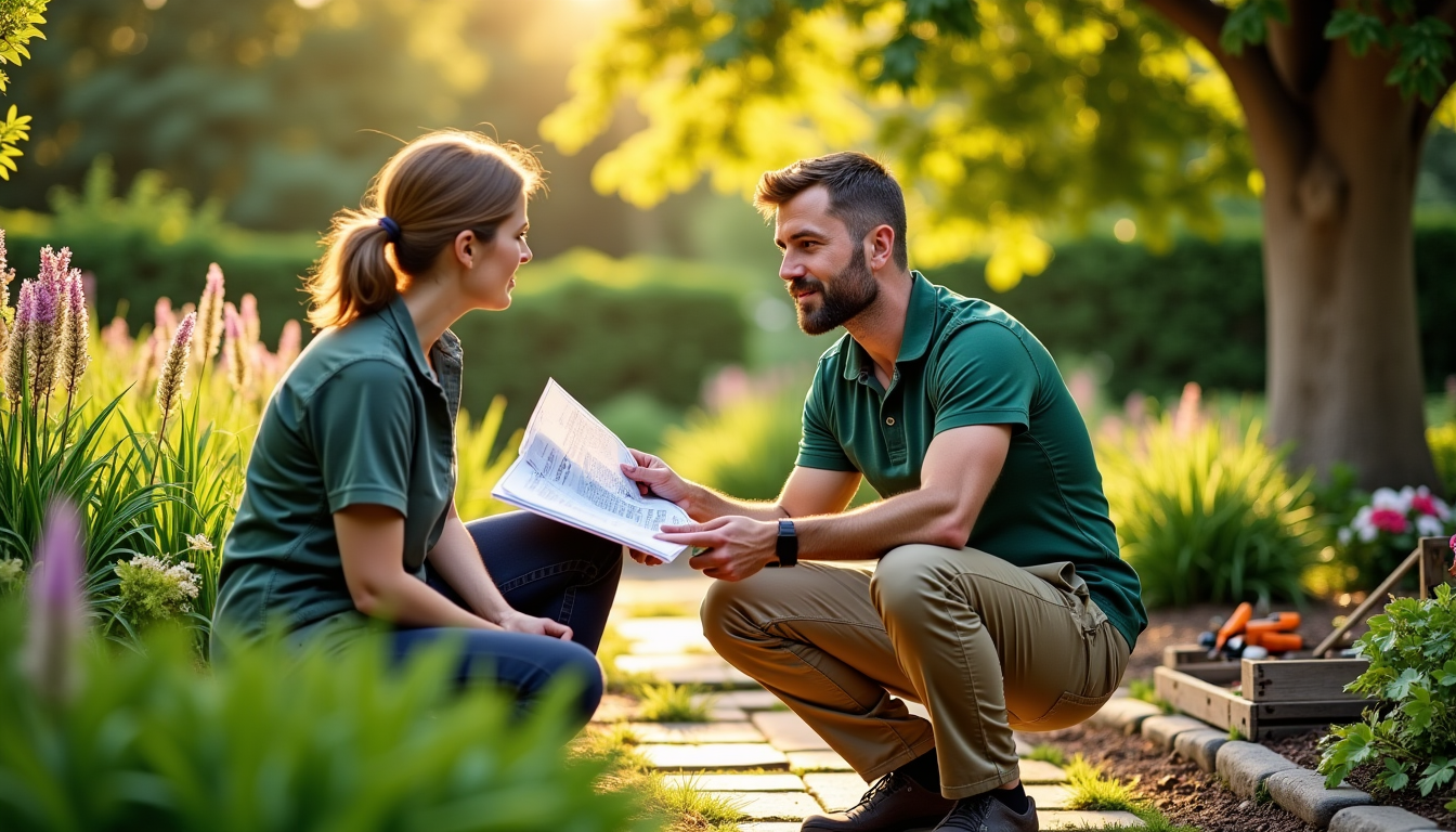 Illustration : les conseils personnalisés sont également une composante essentielle — services de josselin henrie pour créer et entretenir vos espaces naturels