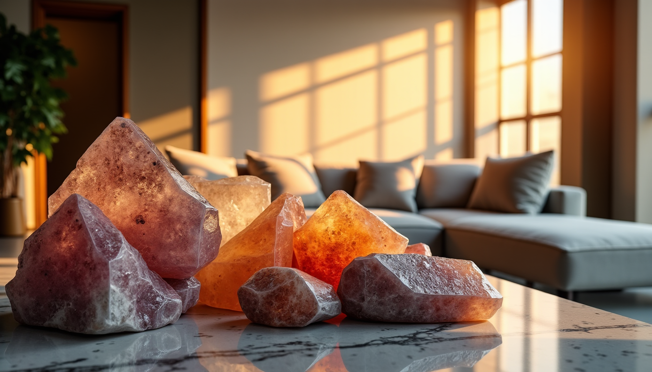 Illustration : einement l'interaction entre la lumière et la pierre, — venta de minerales : comment choisir les pièces les plus élégantes pour sublimer votre intérieur