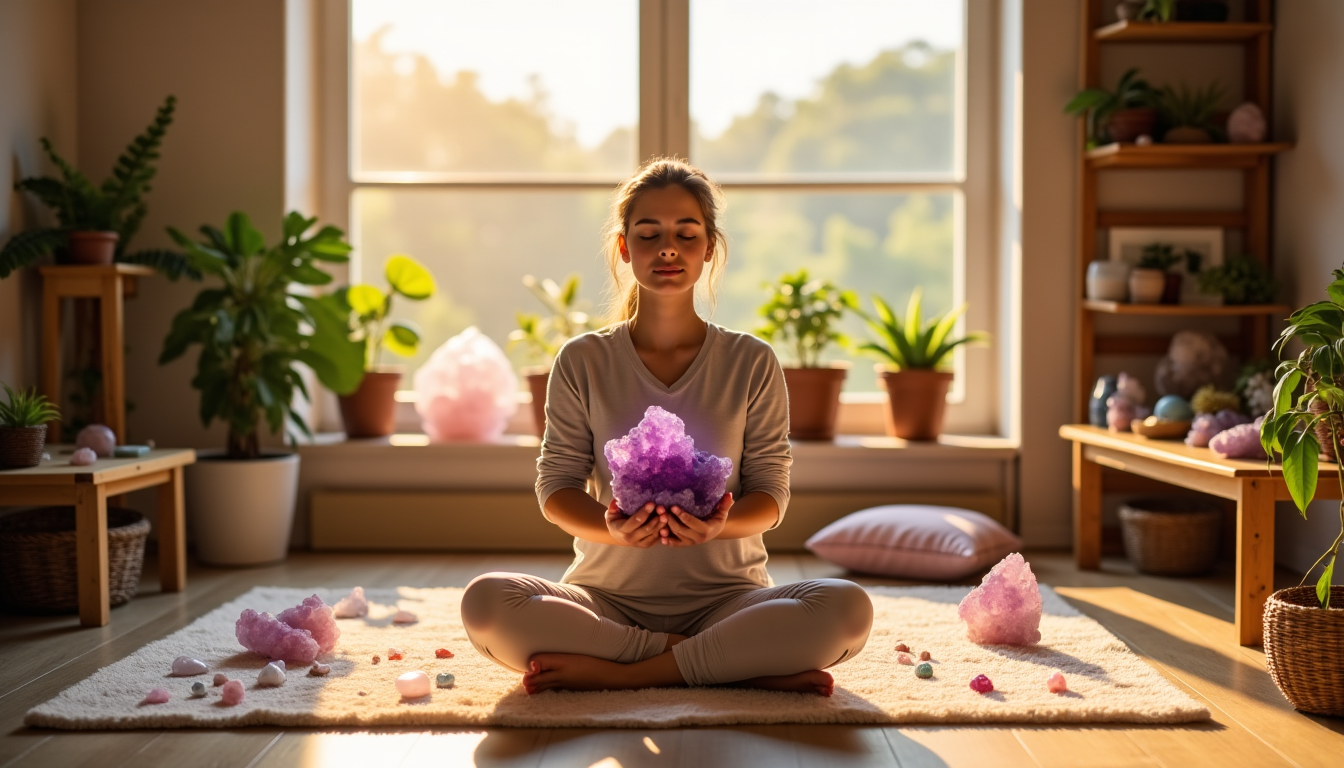 Illustration : cette citation met en lumière l'idée que les — crystal healing : intégrer la beauté et la douceur des pierres dans votre mode de vie