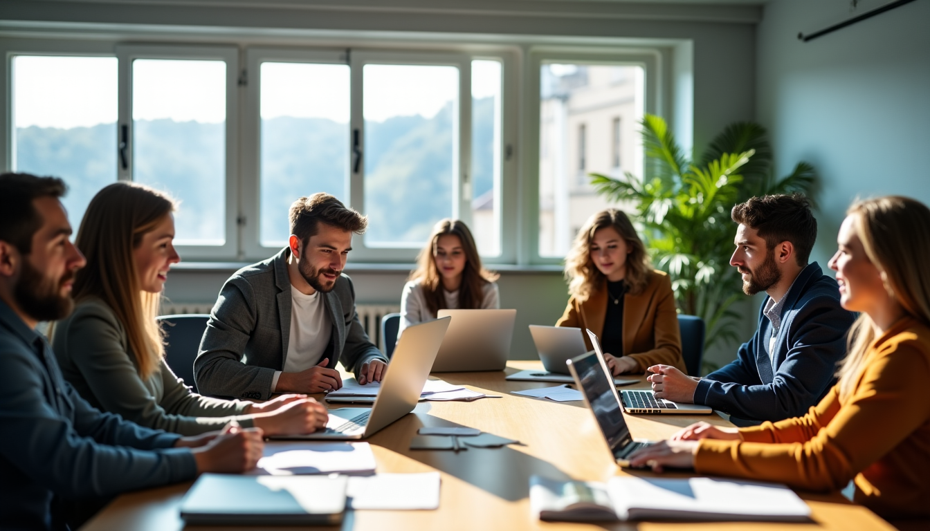Illustration : d'apprentissage et pour ouvrir de nouvelles portes, tant — formation anglais suisse : la solution pour étudiants et entreprises
