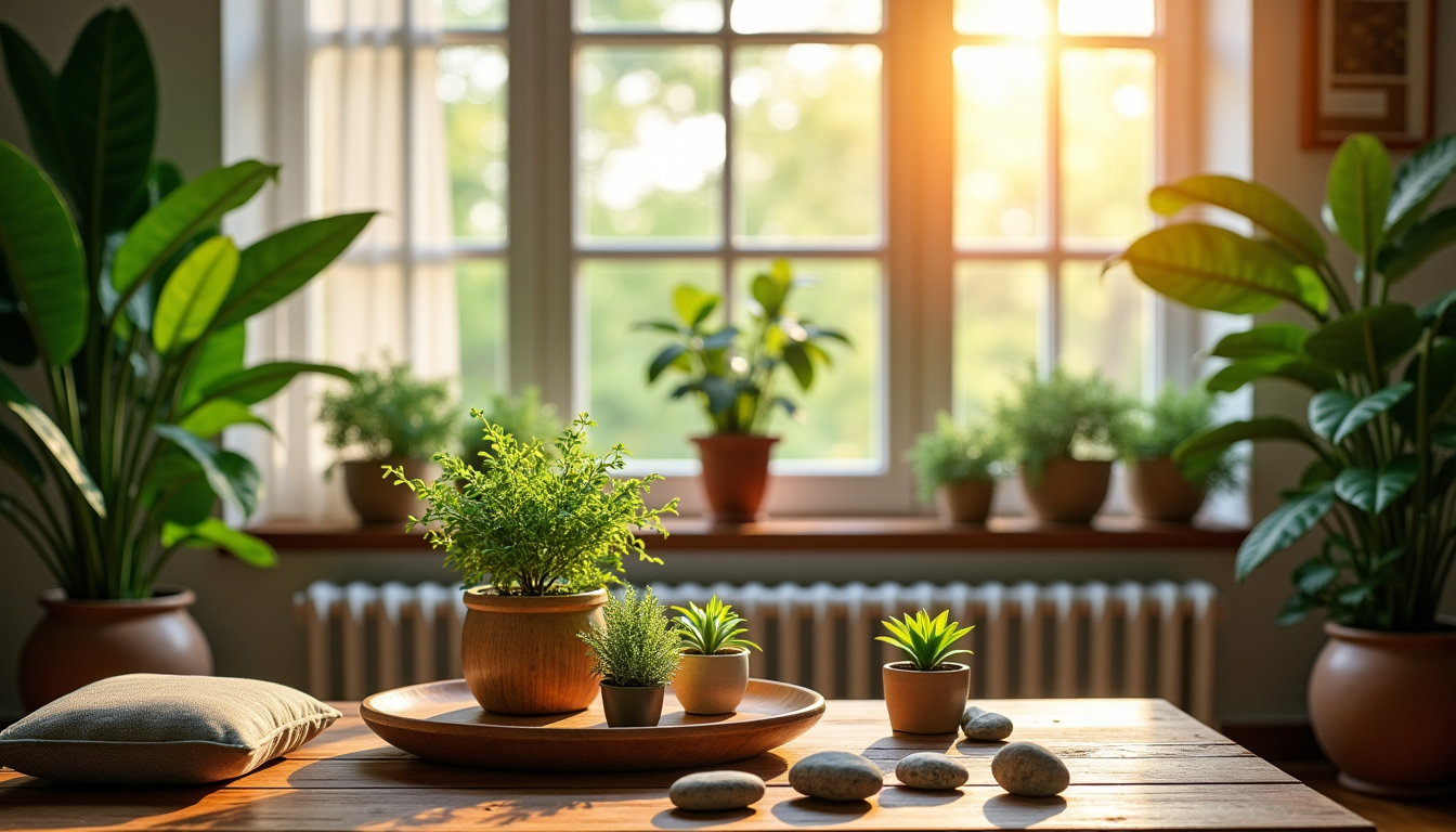 transformer sa maison en un havre de paix quotidien — introduisez des éléments naturels tels que des plantes