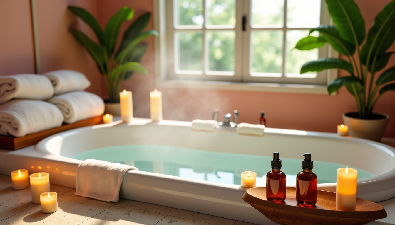 Illustration : la salle de bain peut être transformée en — vivre en harmonie : secrets d'une maison apaisante
