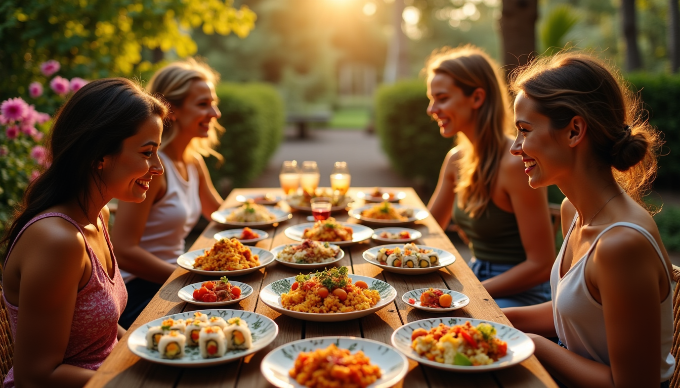 voyagez à travers les saveurs incroyables du monde — enfin, la cuisine elle-même est le cœur de