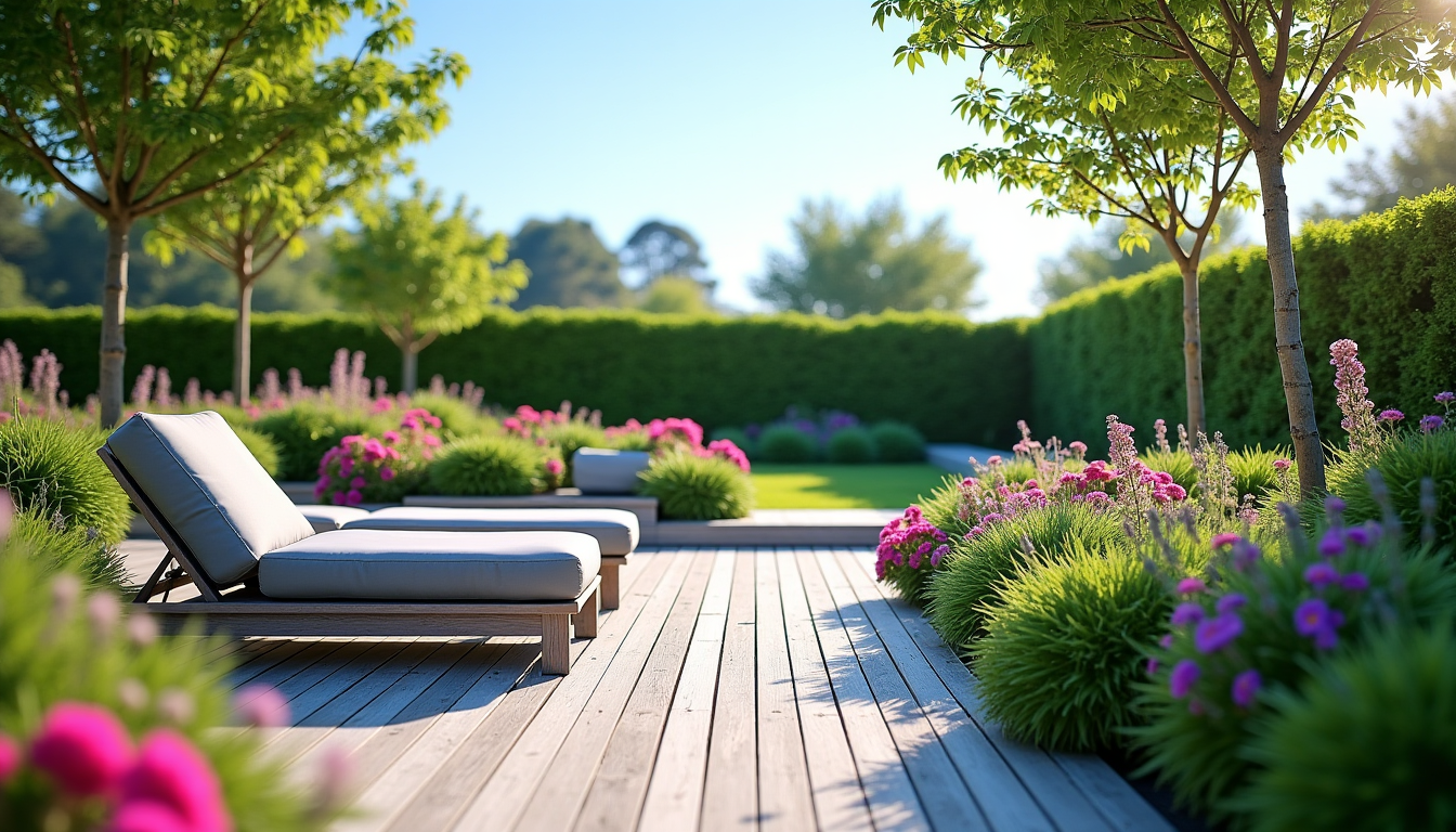 Illustration : tériaux composites, durables et faciles à entretenir, sont — idées innovantes pour sublimer votre jardin avec style