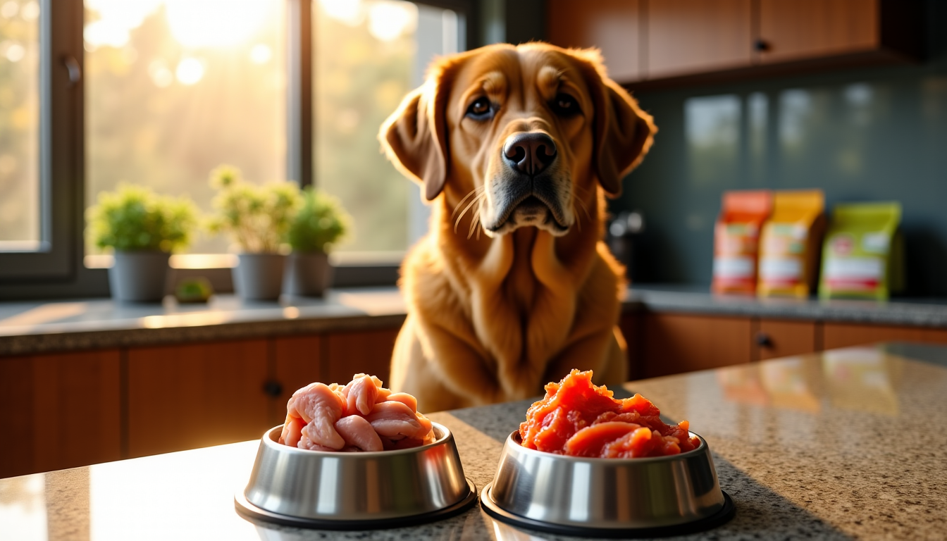 5 critères essentiels pour bien nourrir son chien au quotidien — recherchez des aliments où la viande ou le