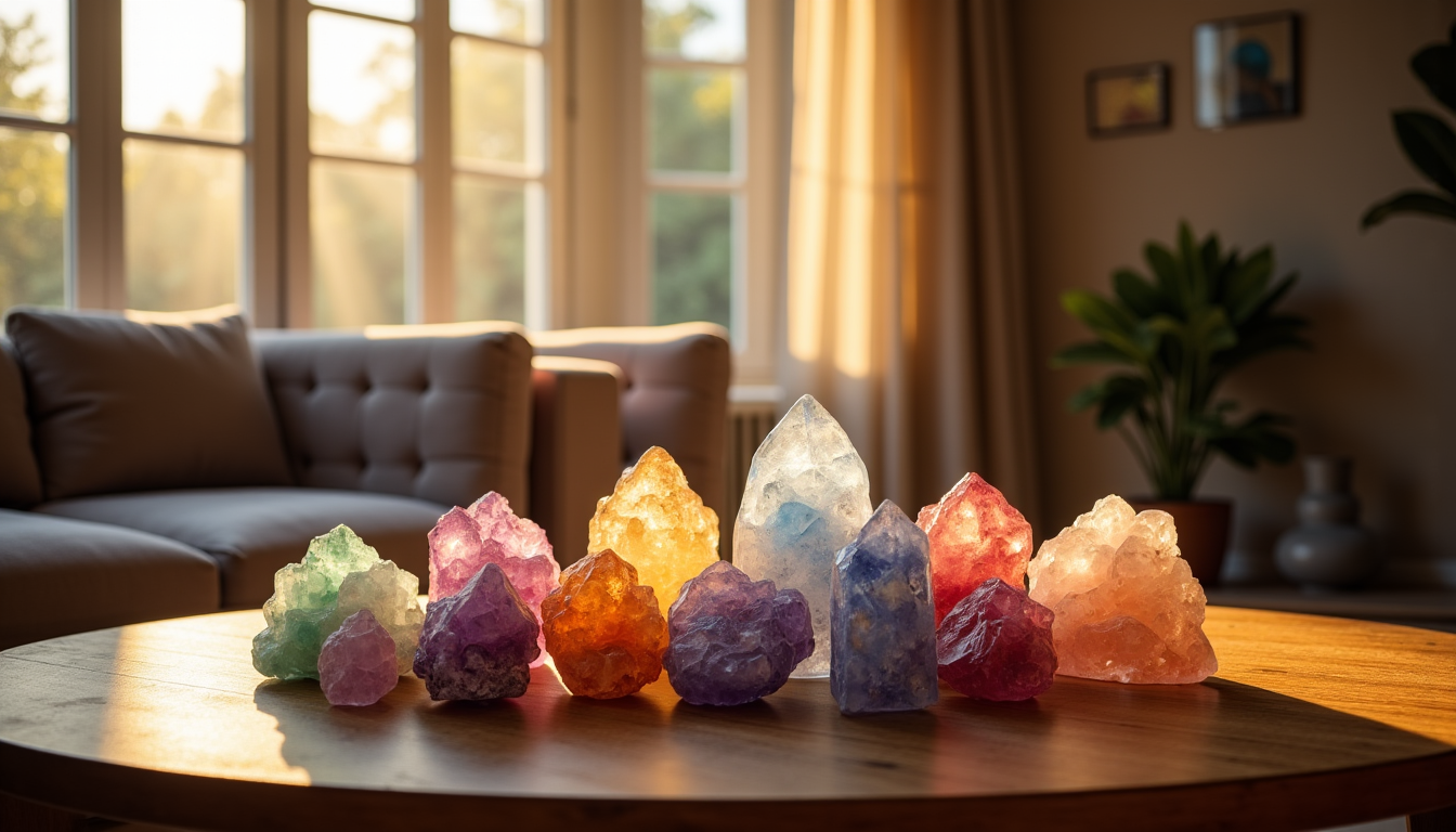 Illustration : ère discrète de bénéficier de ses vertus tout — l'art des minéraux : sublimer votre intérieur et votre style avec les piedras de litoterapia