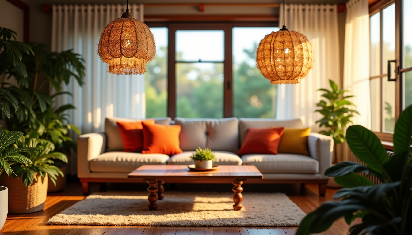 abat-jour en rotin ou en fleur : comment choisir pour un intérieur bohème ? — la sélection entre un abat-jour en rotin et
