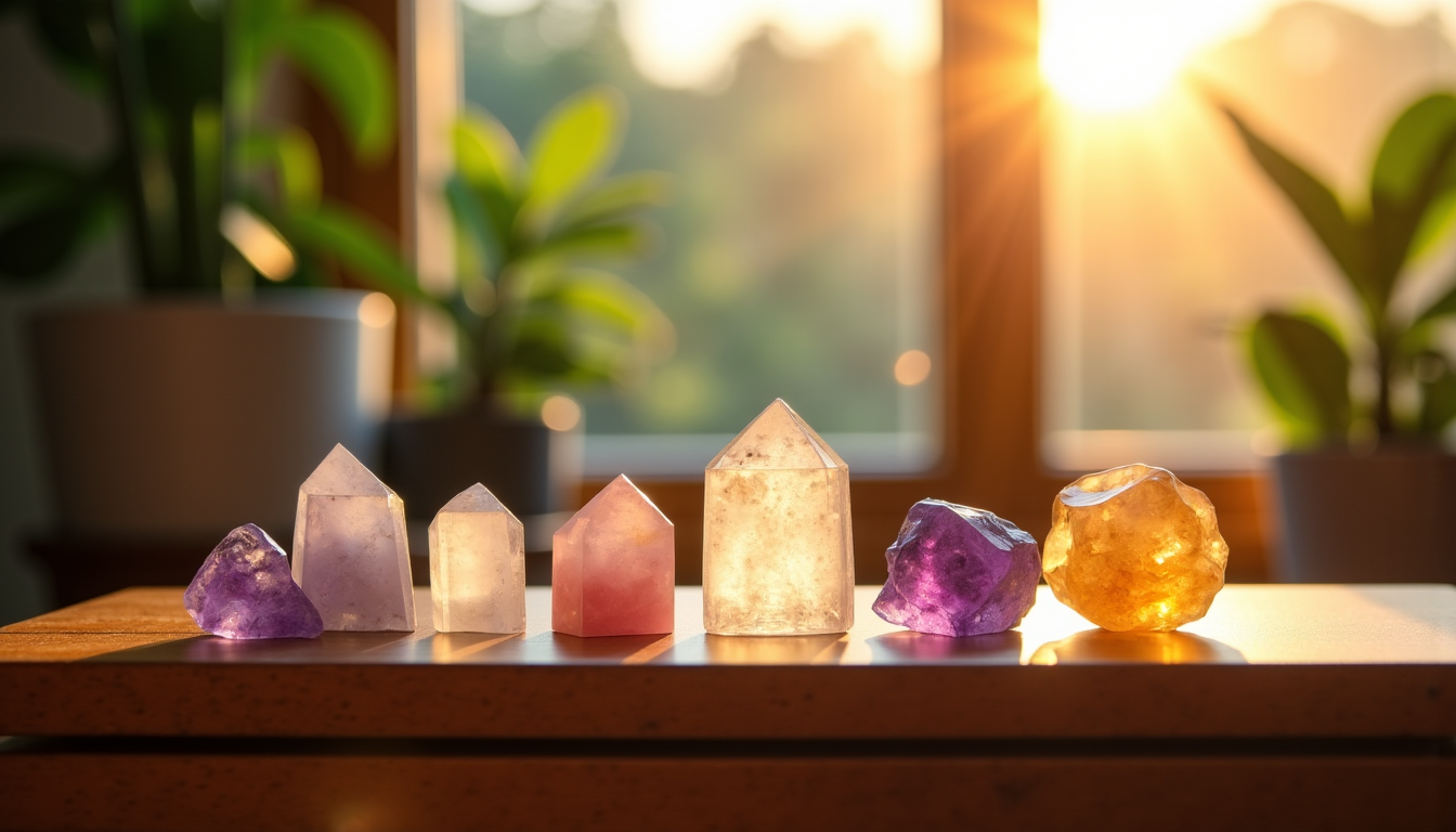 Illustration : "les cristaux ne sont pas seulement des objets — l'art du bien-être minéral : comment sublimer votre espace grâce au crystal healing