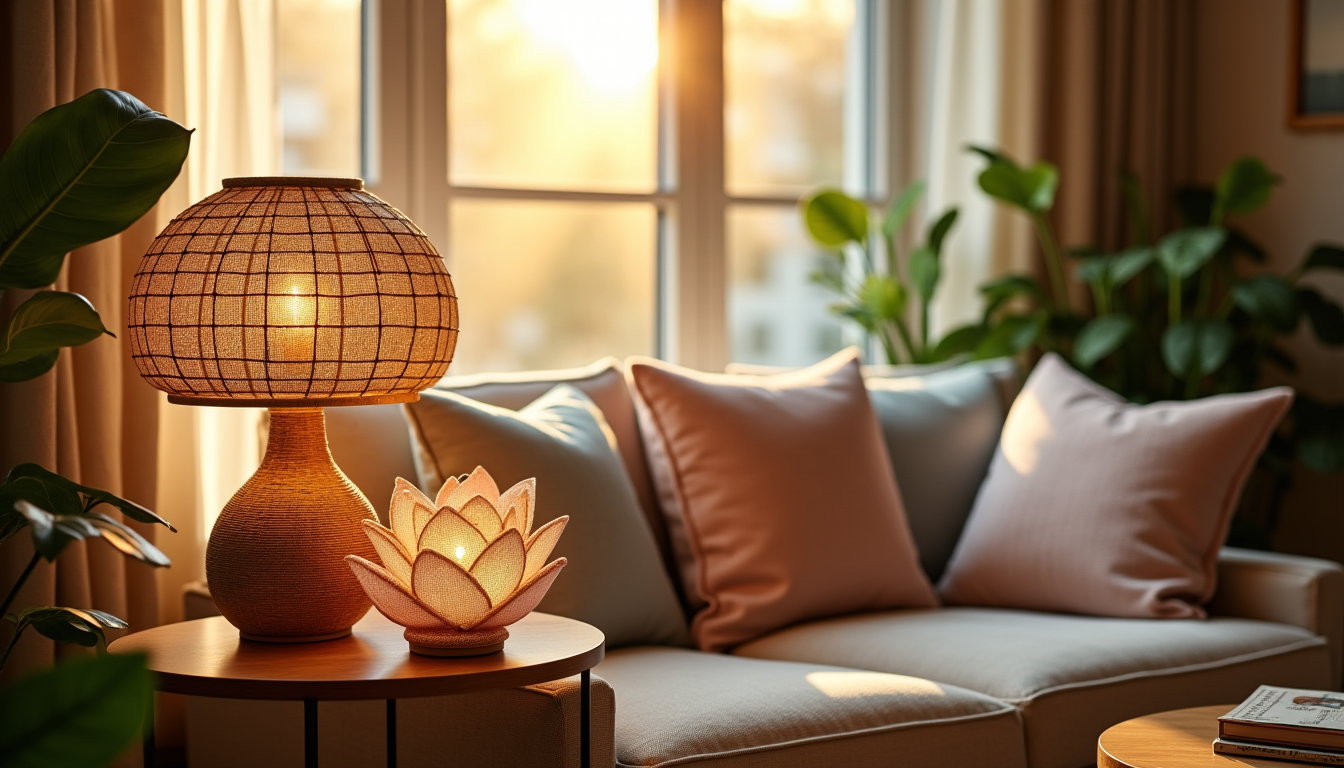 abat-jour en rotin ou en fleur : quelle option pour un intérieur chaleureux ? — la décision entre un abat-jour en rotin ou