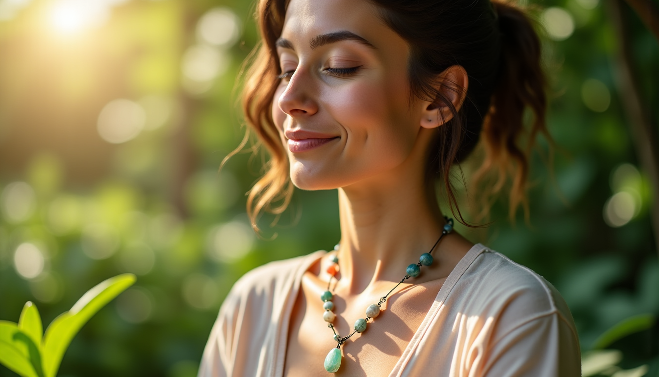 Illustration : nettoyez également physiquement votre collier avec un chiffon — l'art du bijou conscient : intégrer un crystal healing necklace dans votre style quotidien