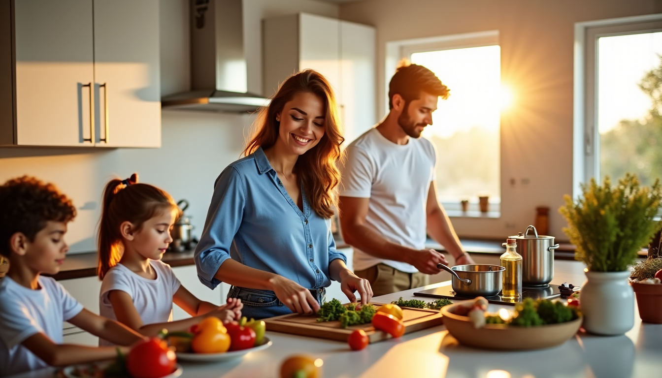 Illustration : pour que le batch cooking devienne une habitude — batch cooking en famille : comment libérer vos soirs de semaine et profiter de vos enfants