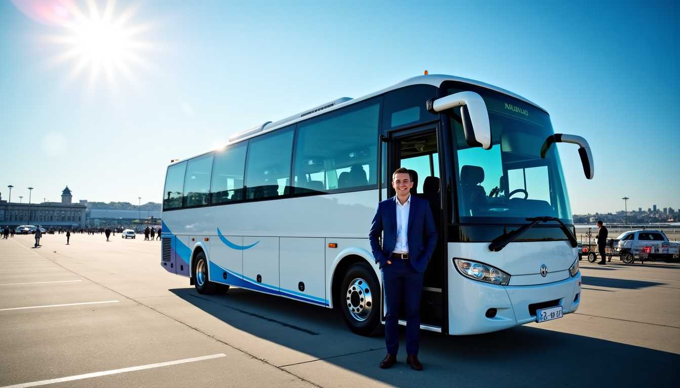 Illustration : "opter pour un service de transport privé, c'est — navette aéroport nantes : horaires, tarifs et arrêts pour rejoindre le centre-ville