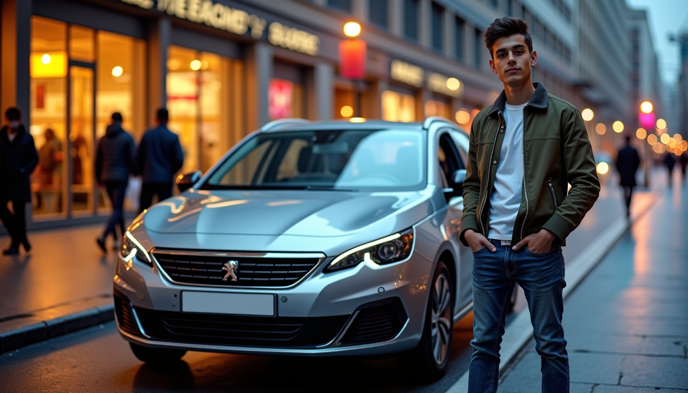 Illustration : la 308 est disponible en plusieurs finitions, proposant — voiture peugeot choisir quand on est jeune conducteur ?