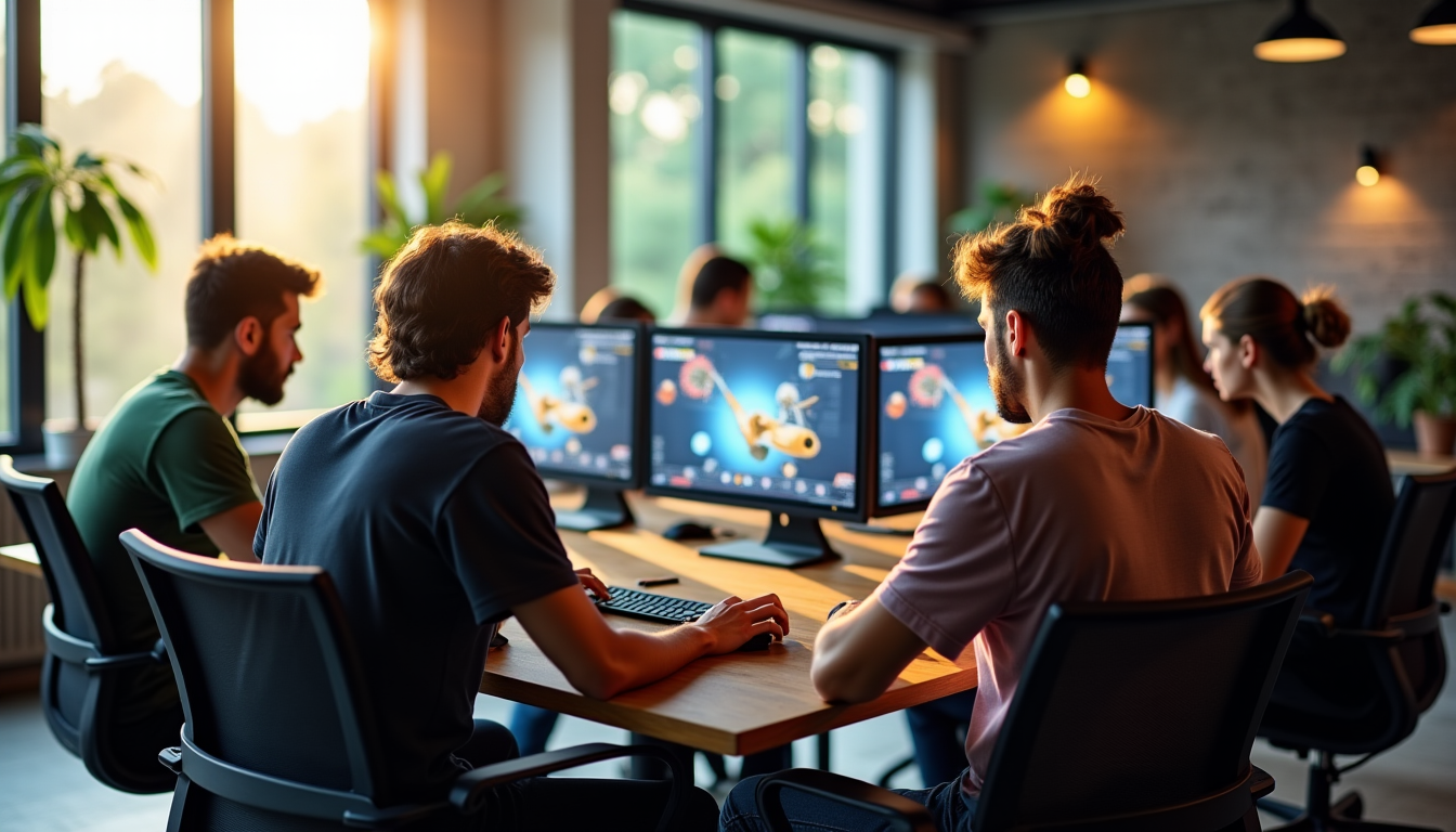 Illustration : derrière chaque jeu vidéo se cache un processus — l'univers fascinant des jeux vidéo dévoilé