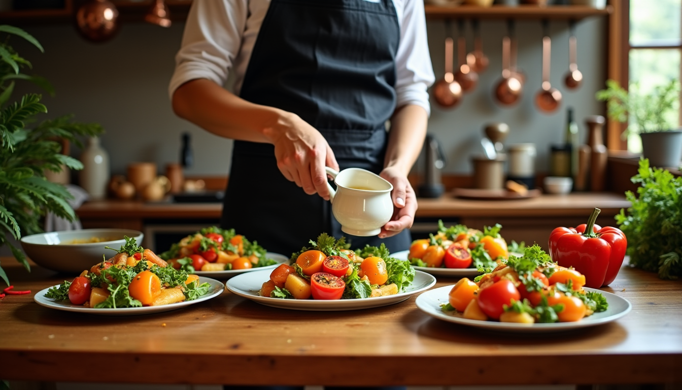 Illustration : les sauces et les accompagnements jouent également un — secrets de cuisine : astuces pour sublimer vos plats maison
