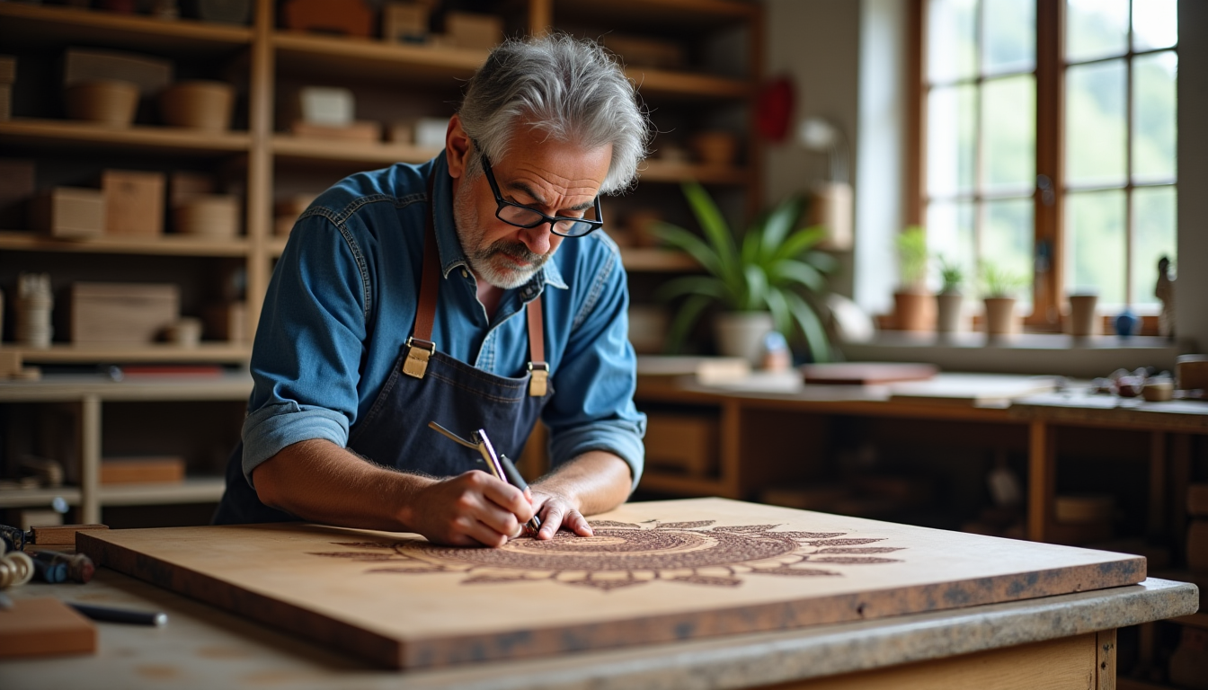 créations uniques d’un artisan expert en gravure et découpe laser — ette adaptabilité fait du laser un outil précieux