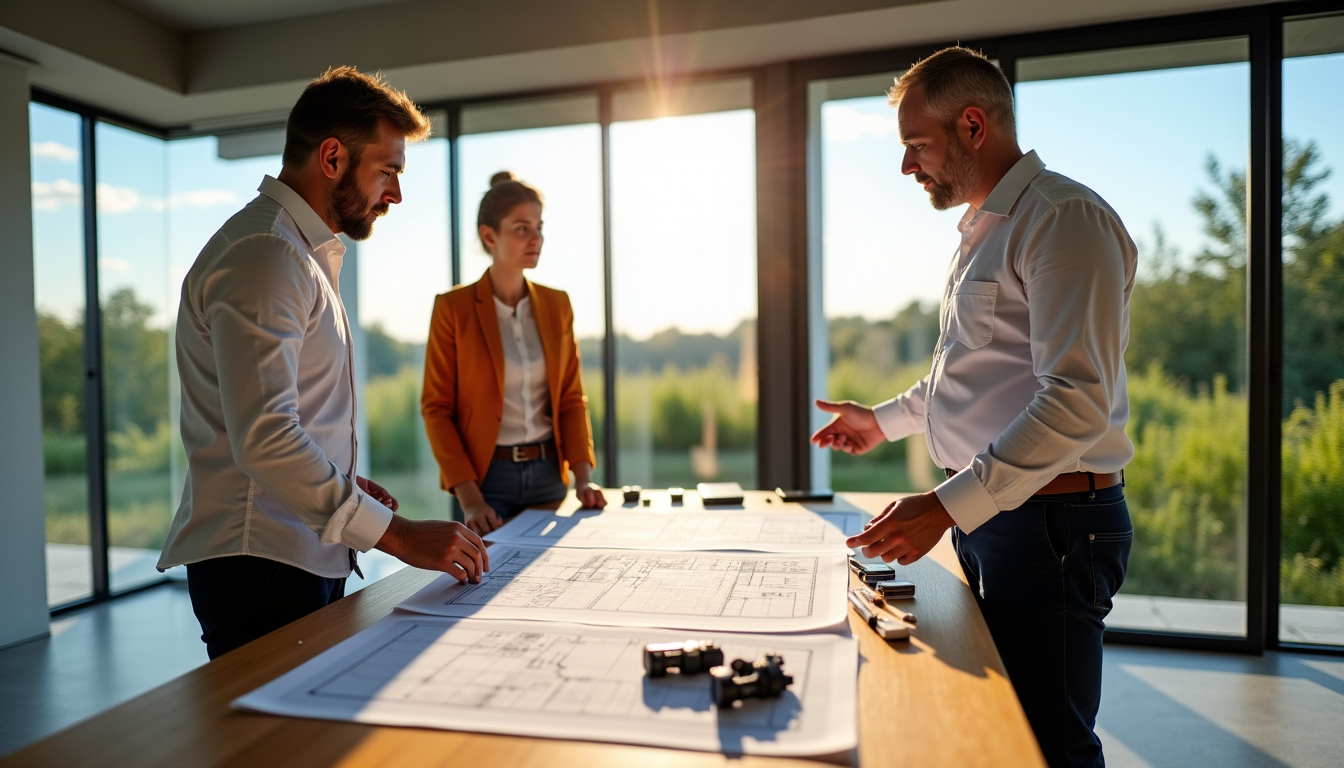 Illustration : les professionnels locaux sont particuli&egrave;rement aguerris &agrave; ces &mdash; personnaliser les plans de sa future maison en vend&eacute;e ?