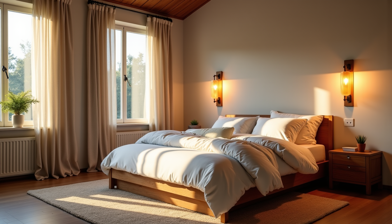 applique murale bois et lumière : créer une atmosphère cosy chez soi — la chambre est le lieu par excellence du