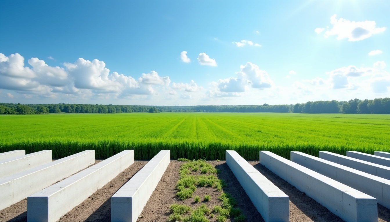 Illustration : l'expertise des fabricants de préfabriqués permet de proposer — longrine béton préfabriquée agricole : quels avantages pour votre bâtiment ?