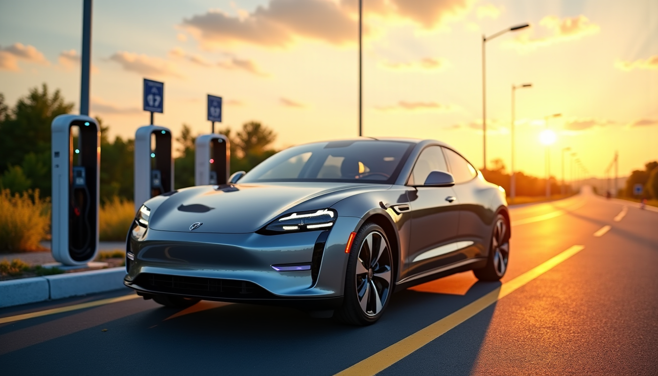 Illustration : parallèlement, l'infrastructure de recharge se développe à grande — rouler électrique : les clés pour un futur durable