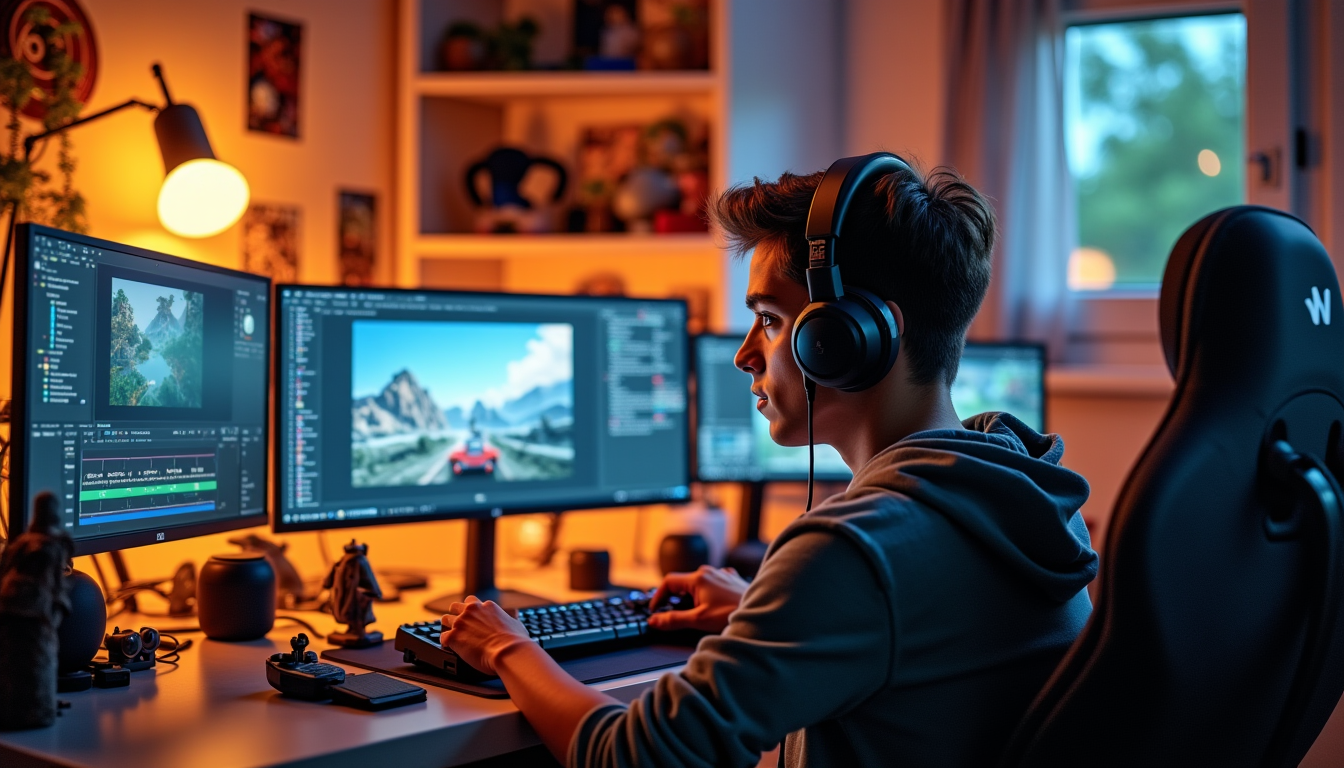 Illustration : l'écosystème du jeu vidéo inclut également de nombreux — impact ont les jeux vidéo sur notre quotidien ?