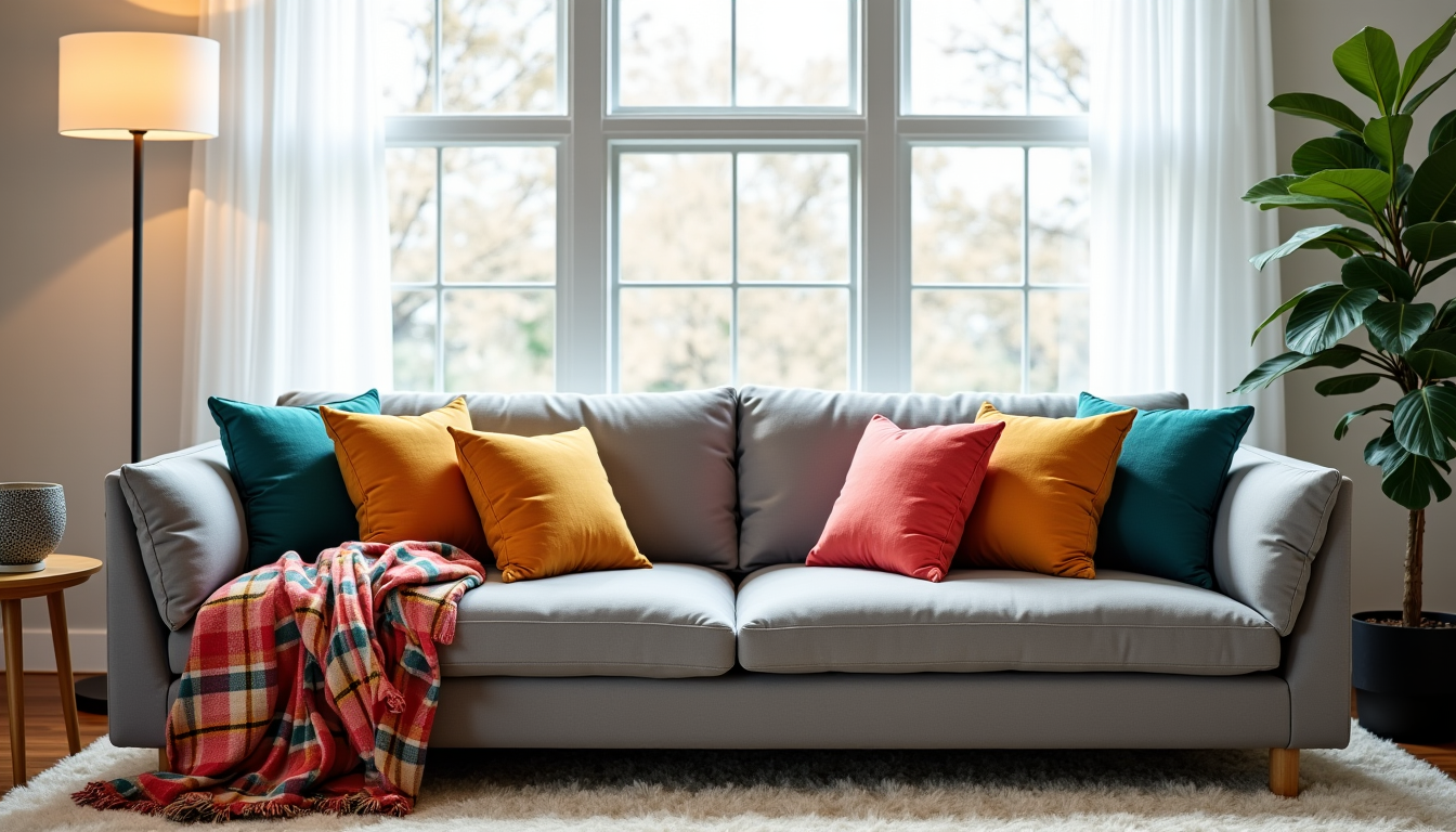 astuces déco pour transformer votre intérieur facilement — un simple changement de housse de coussin ou