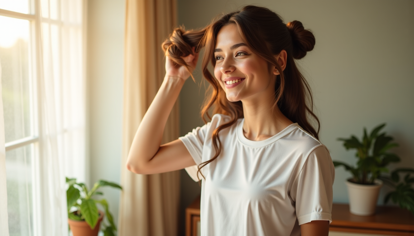 avoir les cheveux ondulés ? — laissez sécher à l'air libre ou dormez avec