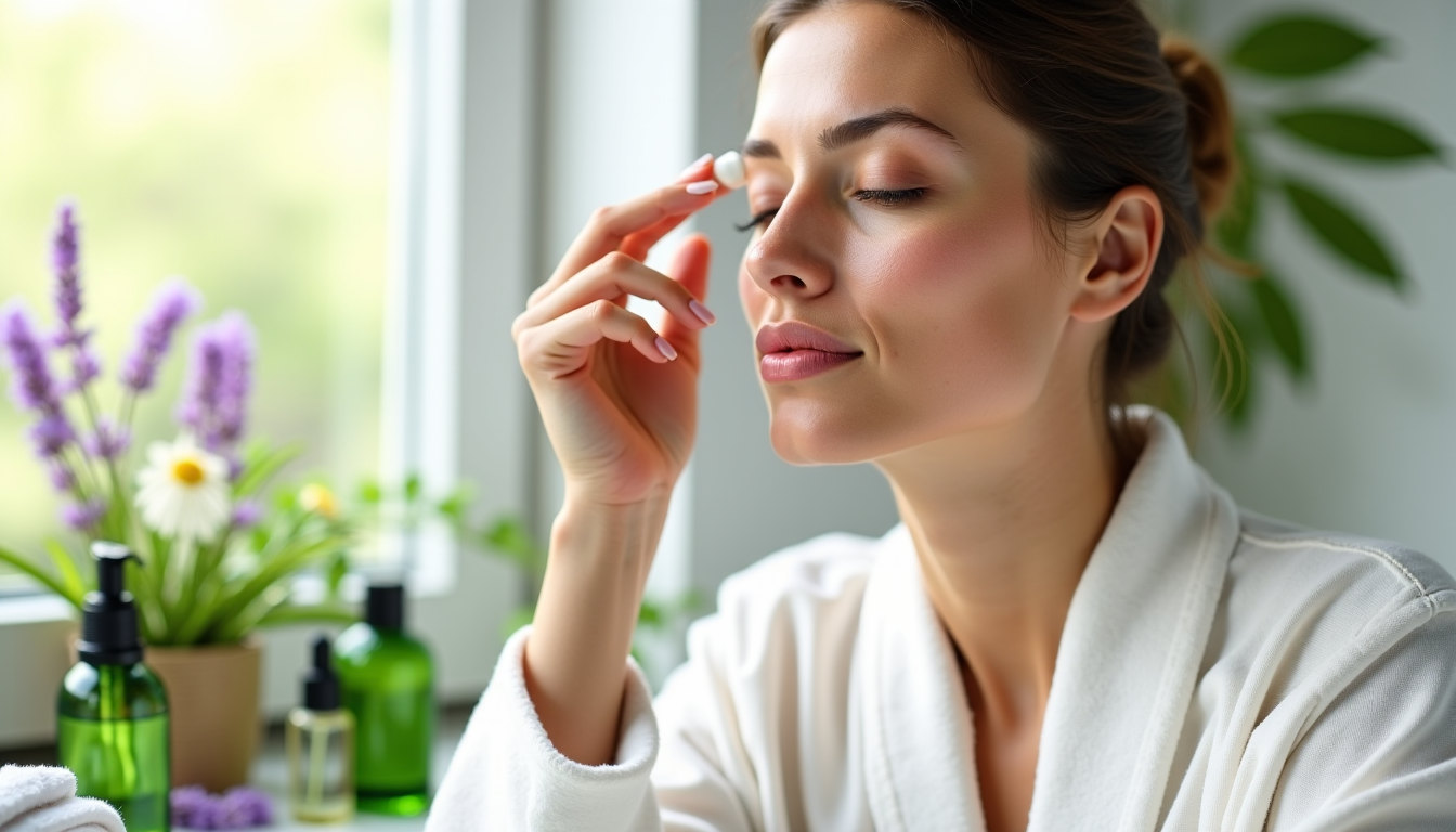 Illustration : décongestionnante, apaisante yeux fatigués, peaux sensibles — laboratoires sanoflore : l'histoire d'une marque pionnière de la cosmétique bio
