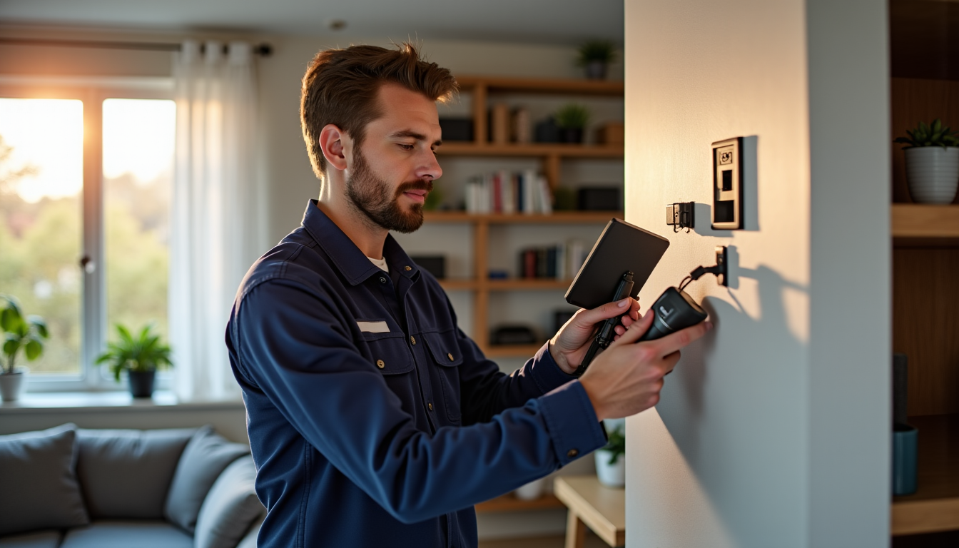 Illustration : ces services additionnels, bien que représentant un coût, — installation d’alarme : combien coûte l’intervention d’un professionnel ?