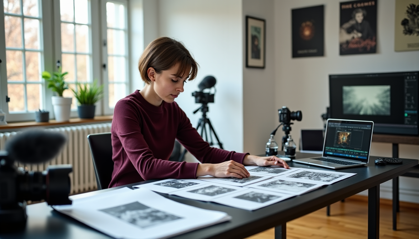 Illustration : rmettant de vous concentrer sur l'expression de votre — story board modele gratuit : un outil pratique pour vos films, vidéos et projets culturels