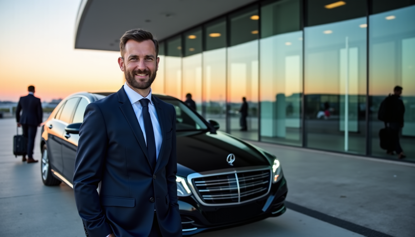 Illustration : le service de chauffeur privé à nantes s'adresse — nantes airport transfer : les critères pour réserver un chauffeur professionnel