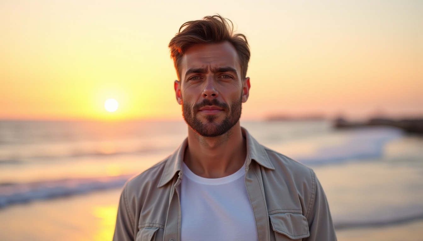 chemise en lin homme, comment la porter du bureau au bord de mer ? — superposition blazer léger t-shirt sous la chemise ouverte